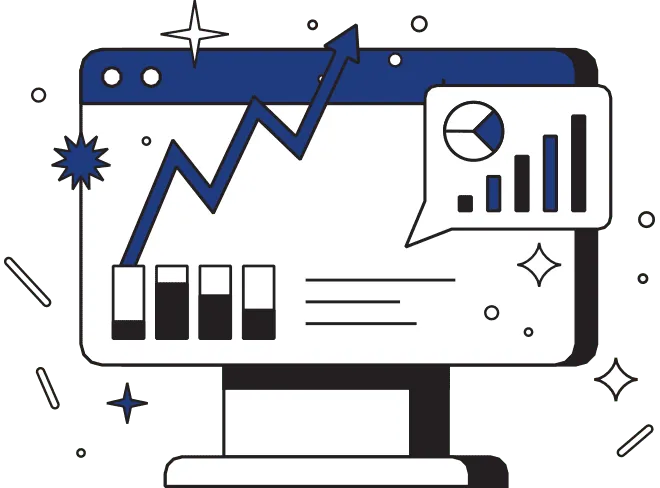 Dashboard mit Performance-Metriken — symbolisch für den Migrationserfolg.